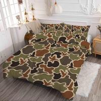 Camouflage Print Comforter Set, 2/3 Counts/set Soft and Comfortable Bedding Set, Room Accessories Includes 1 Quilted Quilt an...