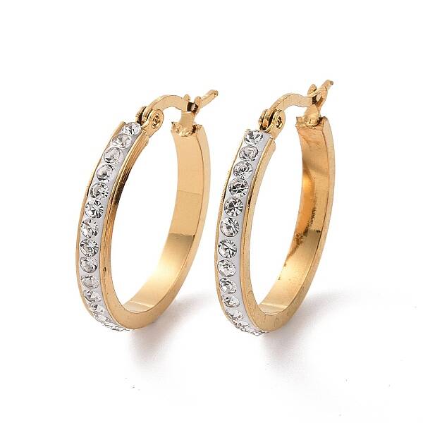 304 Stainless Steel Hoop Earrings