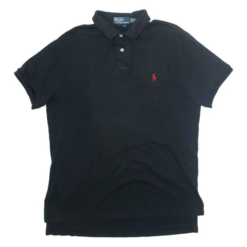 POLO RALPH LAUREN Mens Polo Shirt Black M
