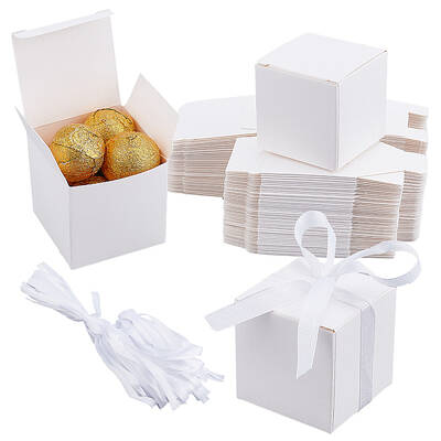 Square Folding Cardboard Paper Candy Gift Box