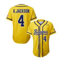 TRENDING 2025 Savannah Style Baseball Jersey – Banana Yellow Team Shirt, K. Jackson #4 Fan Sports Jersey, Yellow Baseball S...