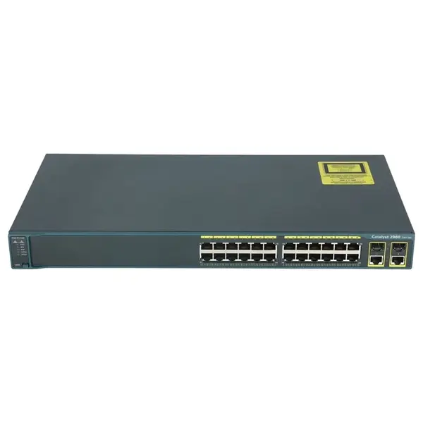 Cisco WS-C2960-24TC-L= | Catalyst 2960 Series 2960-24T 24 x RJ-45 Ports 10/100Base-TX + 2 x dual-purpose uplinks Ports Layer ...