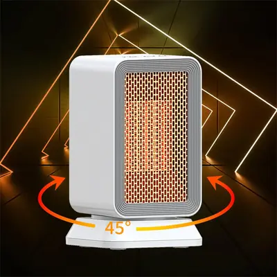 Space Heater, Portable Electric Heaters for Indoor Use with Thermostat, 3 Mode Timer, 1000W PTC Ceramic Fast Safety Heat for ...