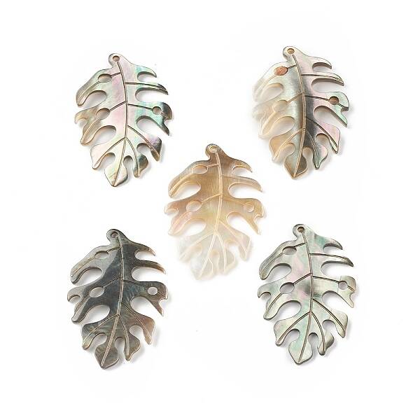 Natural Black Lip Shell Pendants
