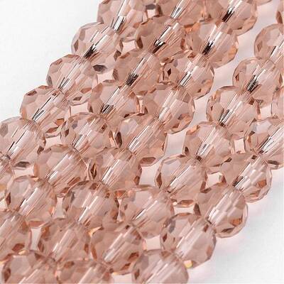 Transparent Glass Bead Strands