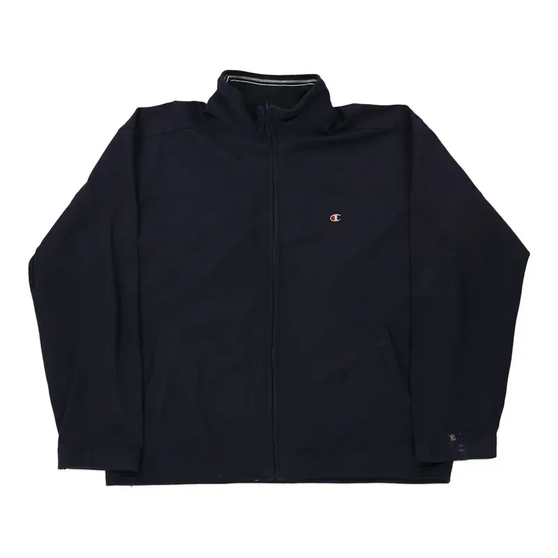 Champion Zip Up - XL Navy Polyester