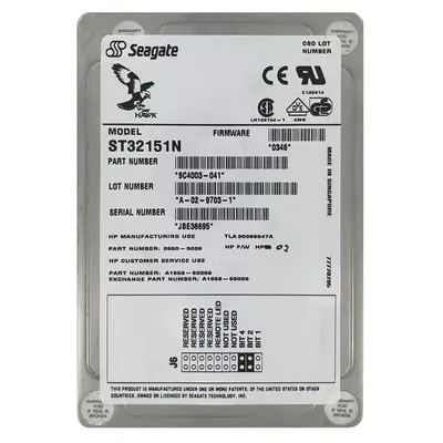 9C4003-041 Seagate 2.1GB Ultra WIDE SCSI 5400 3.5-inch 256KB Hard Drive