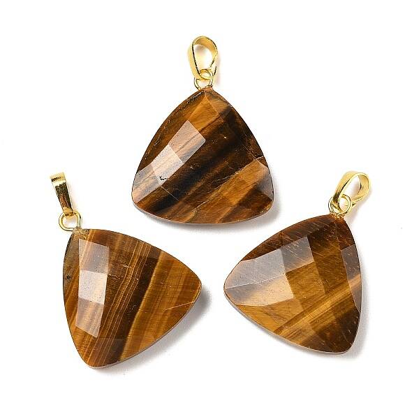 Natural Tiger Eye Pendants