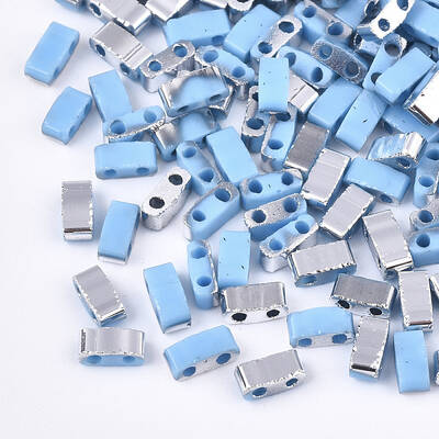 Electroplate Opaque Glass Seed Beads