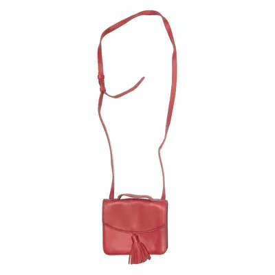 LUCKY BRAND Womens Shoulder Bag Red Leather