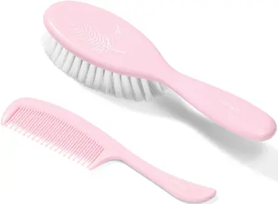 Babyono Take Care Hair Brush And Comb II Set For Babies Mint 1 Pc