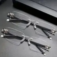 【affordable glasses】Unisex Reading Glasses - Blue Light Blocking Computer Glasses with Anti-Glare, Vintage Minimalist Bla...