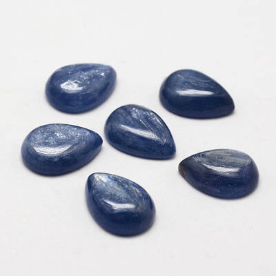 Teardrop Natural Kyanite/Cyanite/Disthene Cabochons