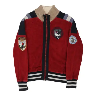 Napapijri Jacket - Small Red Cotton | Size: small