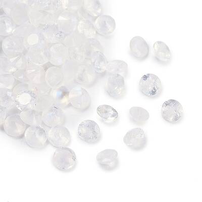 Faceted Natural Moonstone Cabochons
