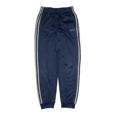 ADIDAS 14-16 Track Pants Blue Regular Straight Boys L W26 L28