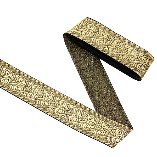 Polyester Jacquard Flower Ribbons