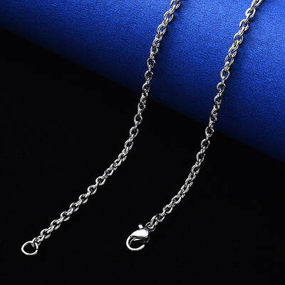Non-Tarnish 304 Stainless Steel Cable Chain Necklace