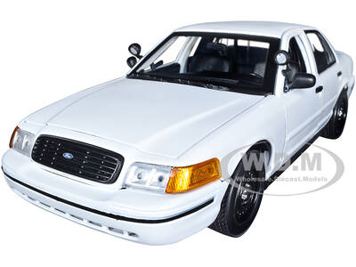 2001 Ford Crown Victoria Police Car Unmarked White \