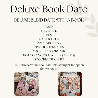 Deluxe Blind Date with a Book - Choose Your Genre and Get Your Favorite Book with Book  With Extras fiction books lover book ...
