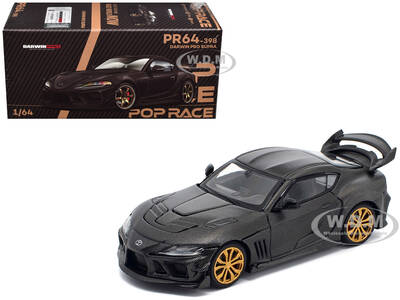 Toyota DarwinPro 66G WBK Supra A90 Full Carbon 1/64 Diecast Model Car by Pop Race