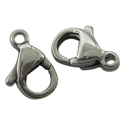 Tarnish Resistant 316 Surgical Stainless Steel Lobster Claw Clasps