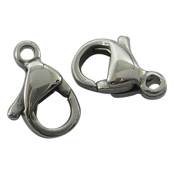 Tarnish Resistant 316 Surgical Stainless Steel Lobster Claw Clasps