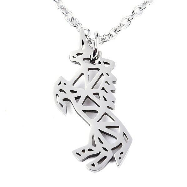 Non-Tarnish 201 Stainless Steel Pendant Necklaces