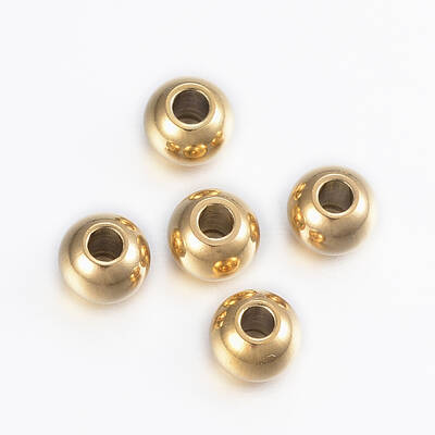 Ion Plating(IP) 304 Stainless Steel Beads