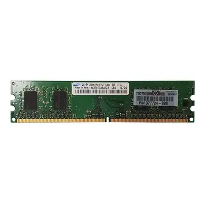 377724-888 HP 256MB DDR2-667MHz UDIMM 1Rx8 CL5 Memory