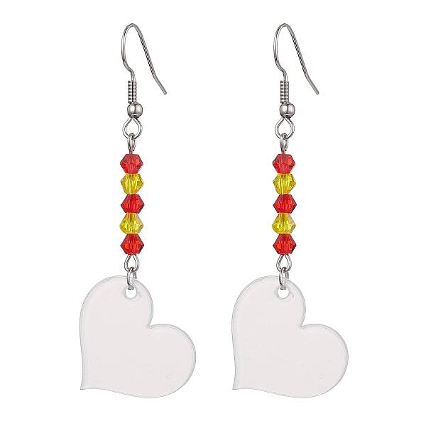 Blank Acrylic Dangle Earrings
