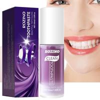 Color Correcting Toothpaste, 1/2 Counts Tooth Stain Removal Toothpaste, Teeth Cleaning Oral Care Supply For Daily Use, White...