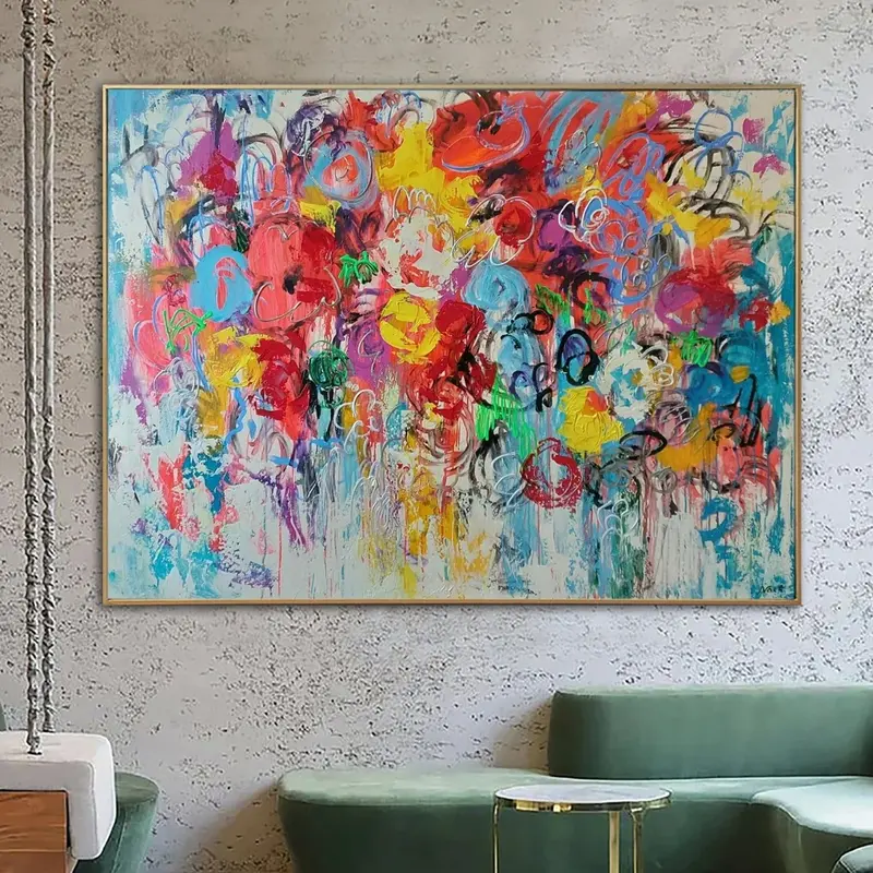 Original Abstract Colorful Paintings On Canvas Graffiti Style Art Vivid Painting Modern Oil Art Support Ukraine Creative Art ...
