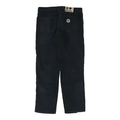Moschino Cord Trousers - 39W 36L Navy Cotton Blend