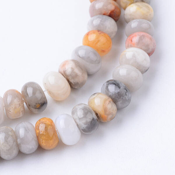 Natural Crazy Lace Agate Bead Strands