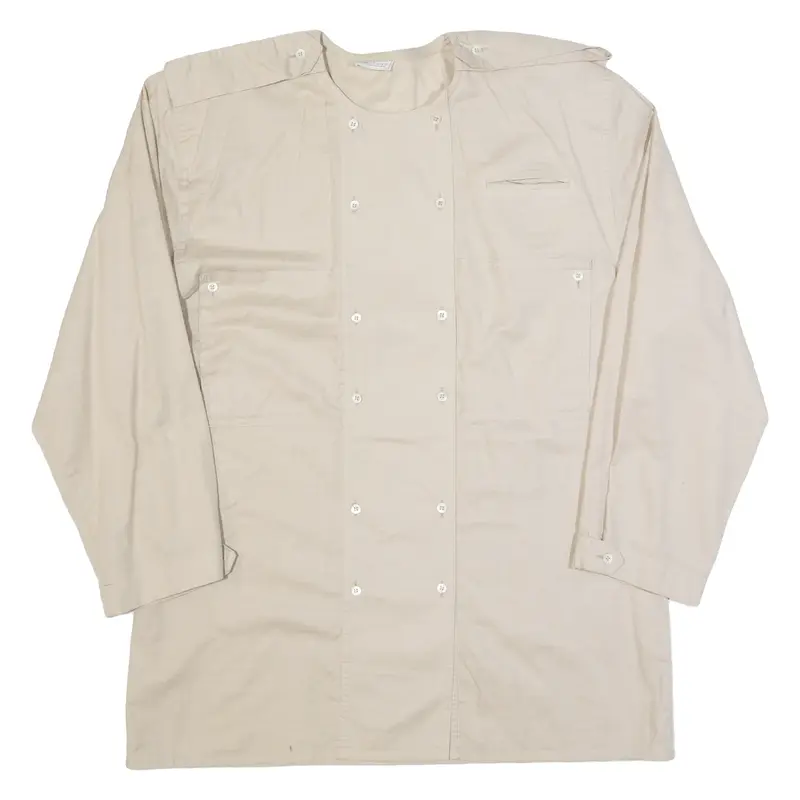 BLOUSE MAKERS Womens Blouse Beige Long Sleeve L
