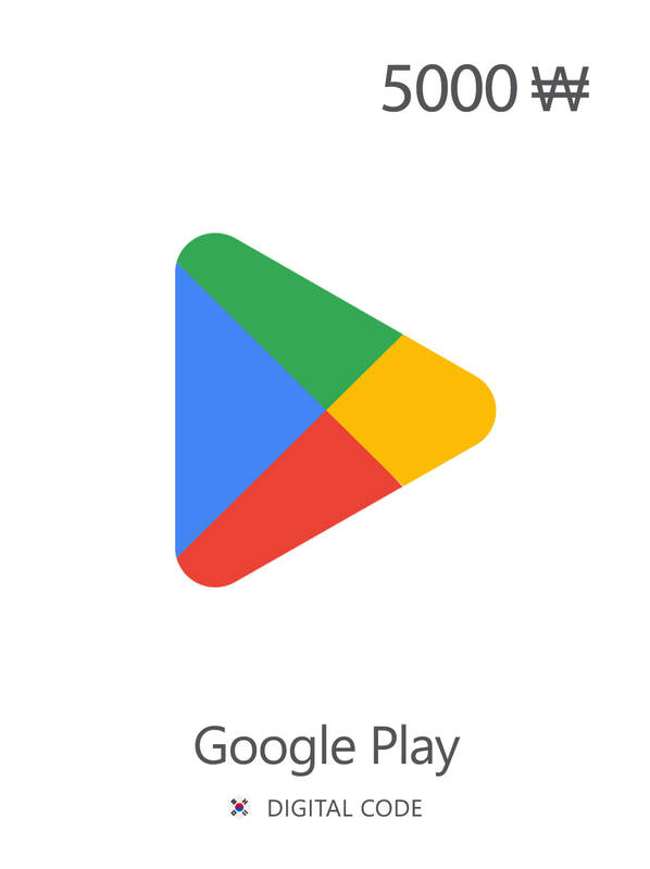 Google Play Gift Card KR 5000 KRW South Korea | Google