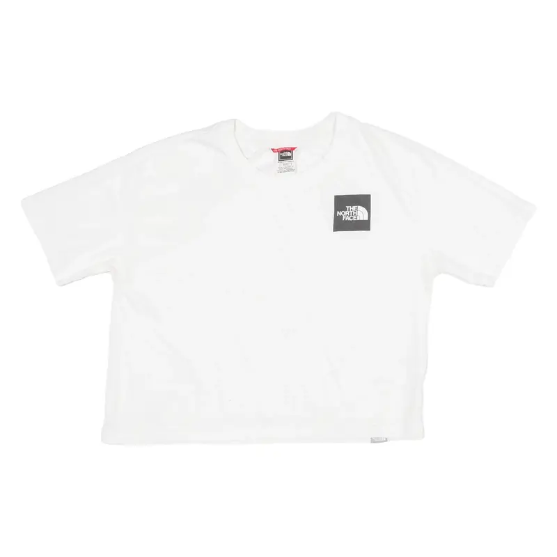 THE NORTH FACE Cropped Womens T-Shirt White XS