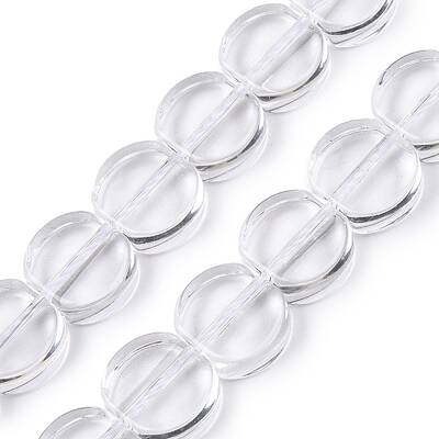 Transparent Glass Beads Strands