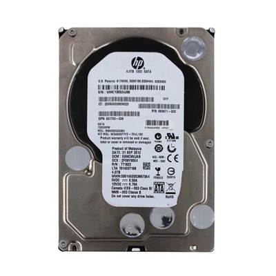 693671-003 HP 4TB 6Gb/s SATA 7200 3.5-Inch Hard Drive