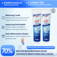 Hotluck HAP Toothpaste Fluoride-Free Hydroxyapatite Formula for Enamel Repair & Oral Care Fresh Mint 4.0oz Natural Whitening ...