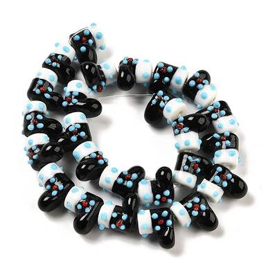 Handmade Lampwork Bumpy Beads Strands