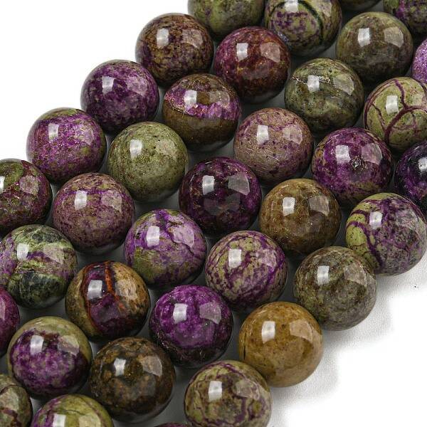 Natural Atlantisite Stichtite Beads Strands
