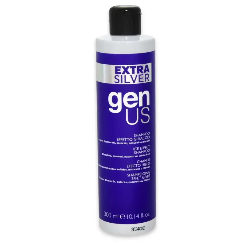 Shampoo Effetto Ghiaccio Extra Silver Genus 300 Ml