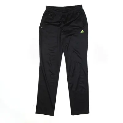 ADIDAS Track Pants Black Straight Mens S W24 L28