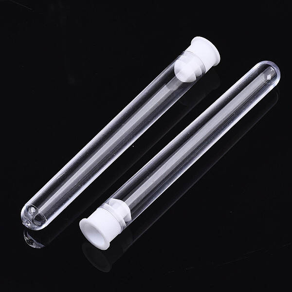 Clear Tube Plastic Bead Containers