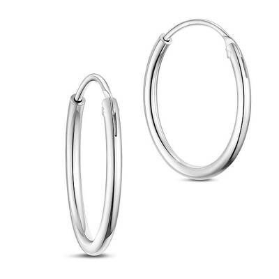 925 Sterling Silver Hoop Earrings