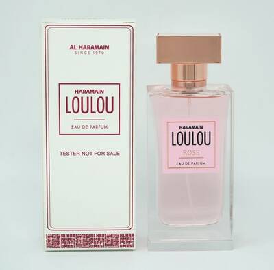 Haramain Loulou Rose Perfume for Women - Eau de Parfum Spray TESTER 3.33 oz