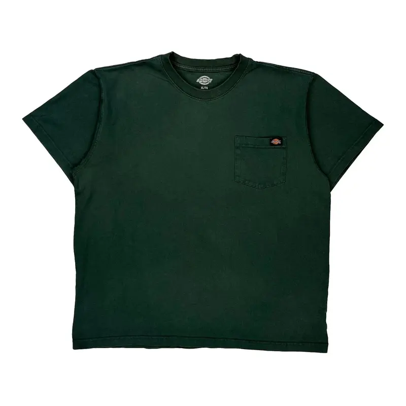 Dickies T-Shirt - XL Green Cotton