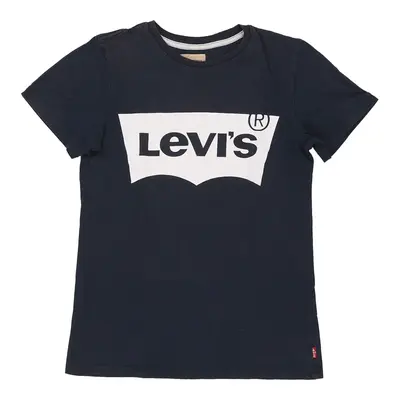 Age 14 Levis Spellout T-Shirt - Medium Navy Cotton